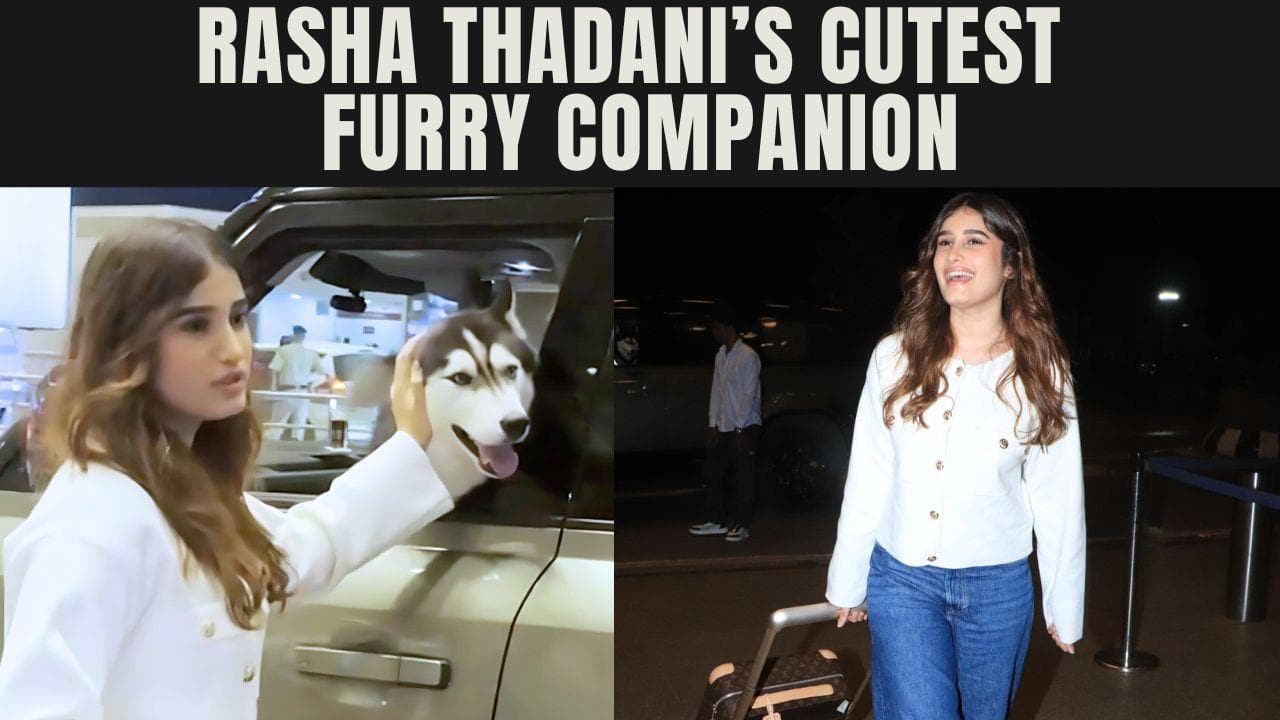 Rasha Thadani's Adorable Airport Farewell to Her Pet Steals the Show