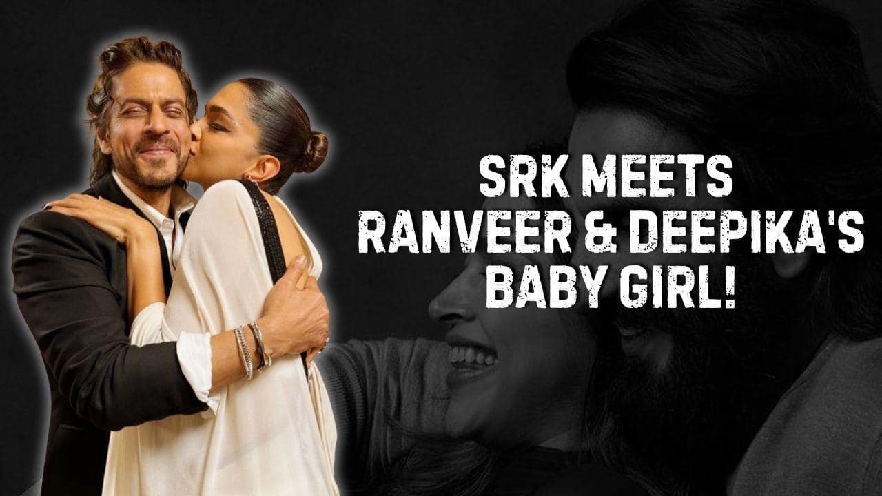 Shahrukh Khan Meets Deepika Padukone and Ranveer Singh's Daughter - Watch the Viral Video!