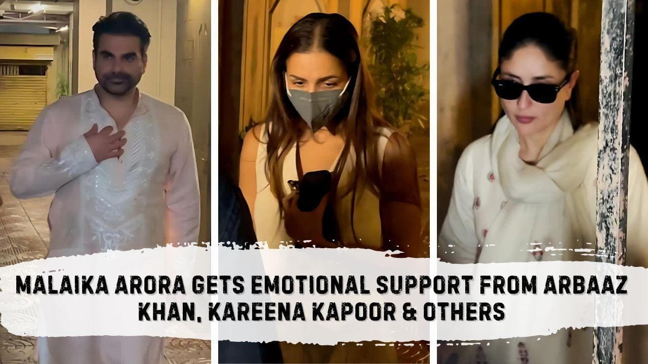 Arbaaz Khan Supports Malaika Arora as Tushar Kapoor and Others Pay Tribute