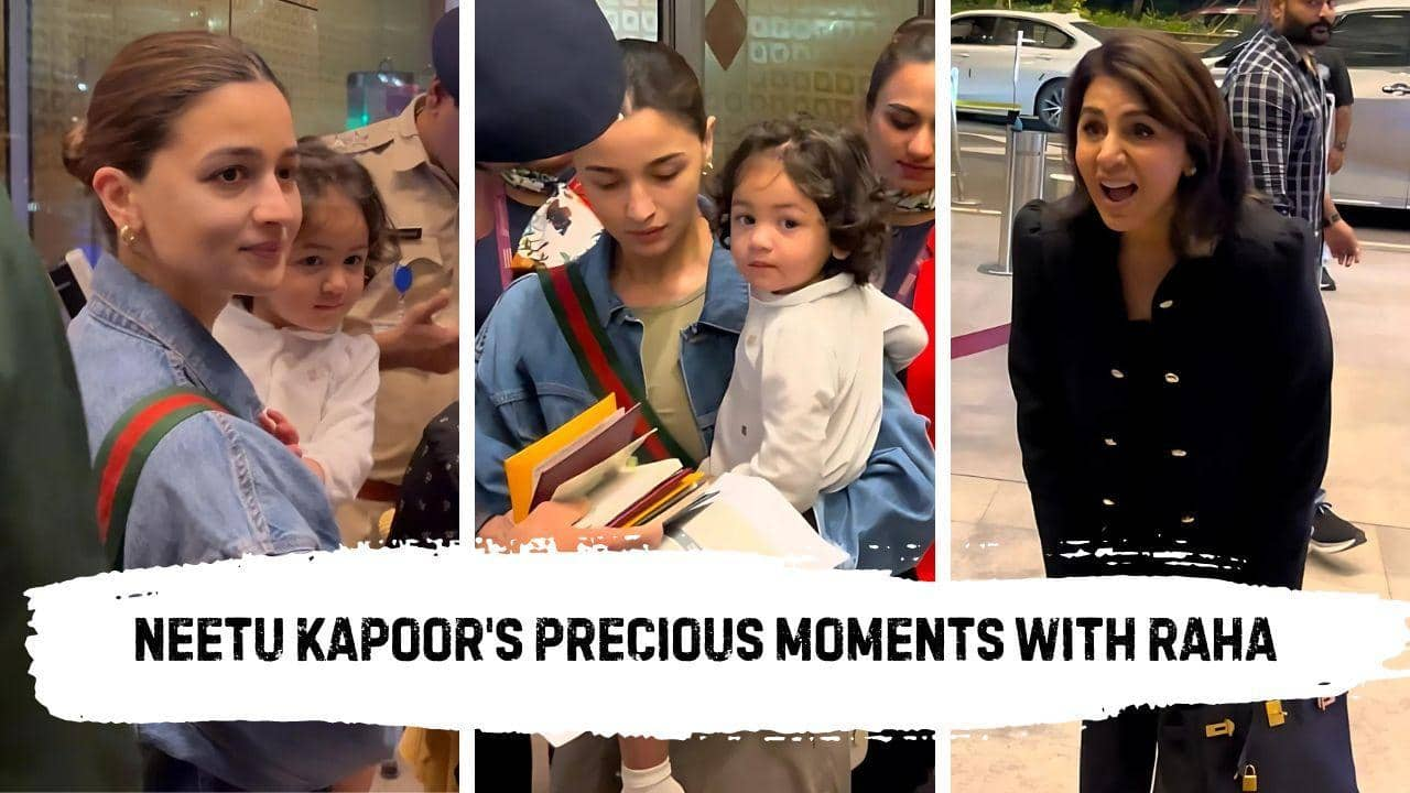 Rhea's Adorable Reaction to Grandmother Neetu Kapoor as Ranbir and Alia Watch!