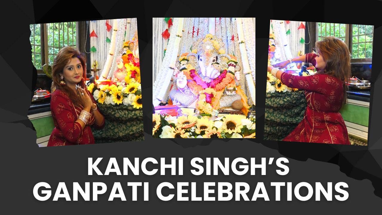 Watch Kanchi Singh's Heartfelt Ganesh Chaturthi Celebration at Home!