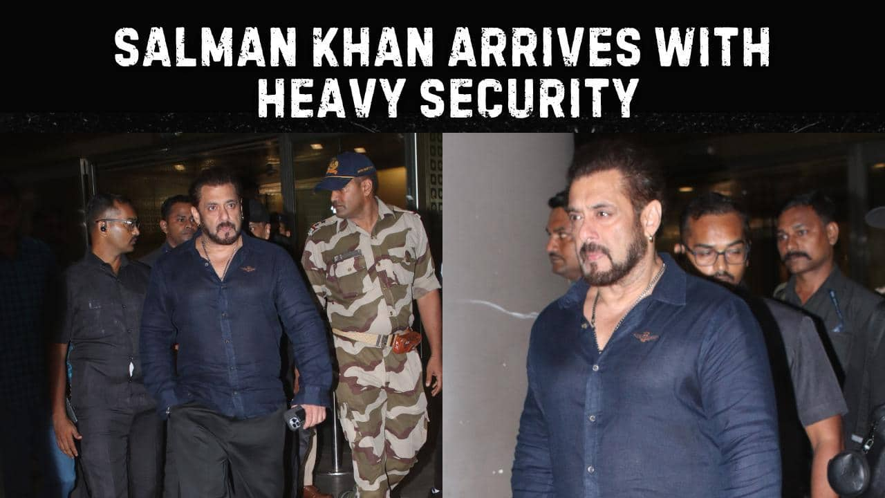 Salman Khan Shines at Airport with Unmatched Swag and Tight Security