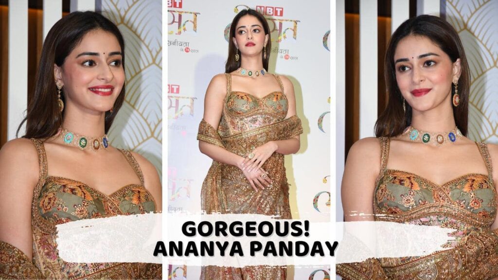 Ananya Panday Stuns in Desi Look, Strikes Fierce Poses for Paps!