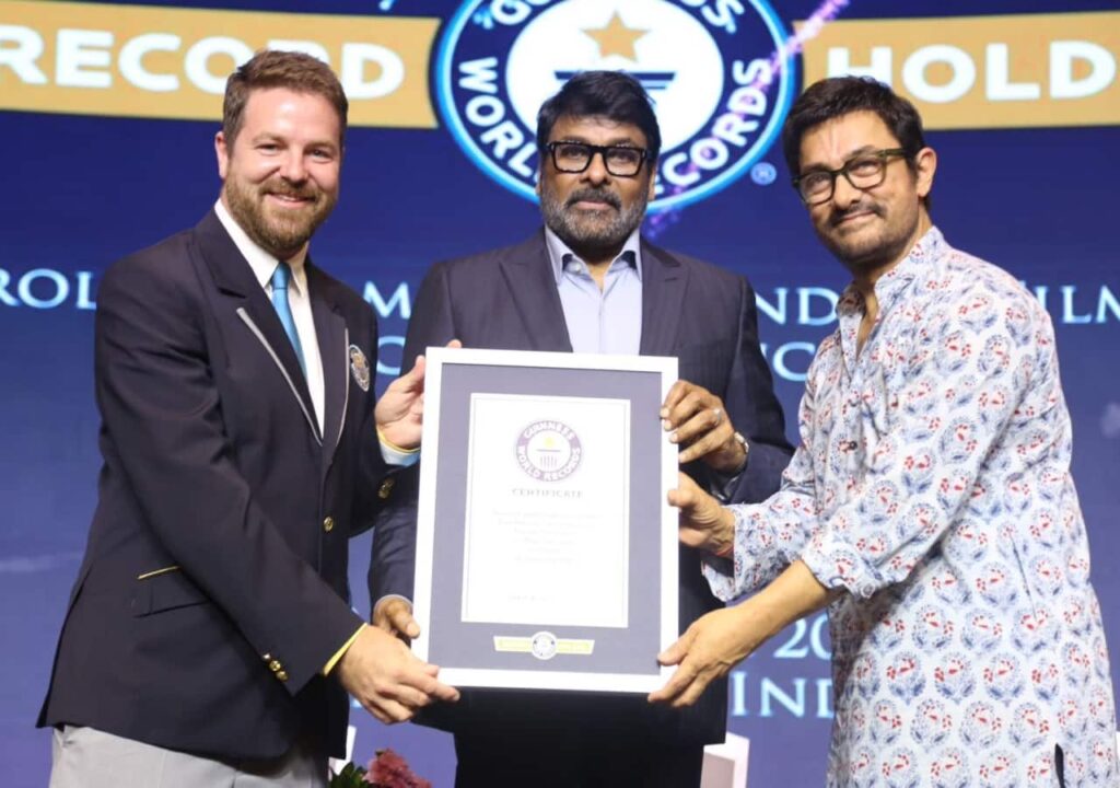 Chiranjeevi Enters Guinness World Records: Aamir Khan Applauds the South Mega Star!