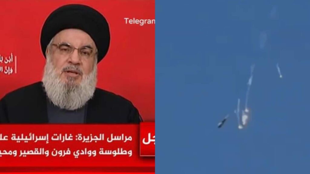 Hezbollah Leader Declares 'War' Amid Israeli Airstrikes on Lebanon