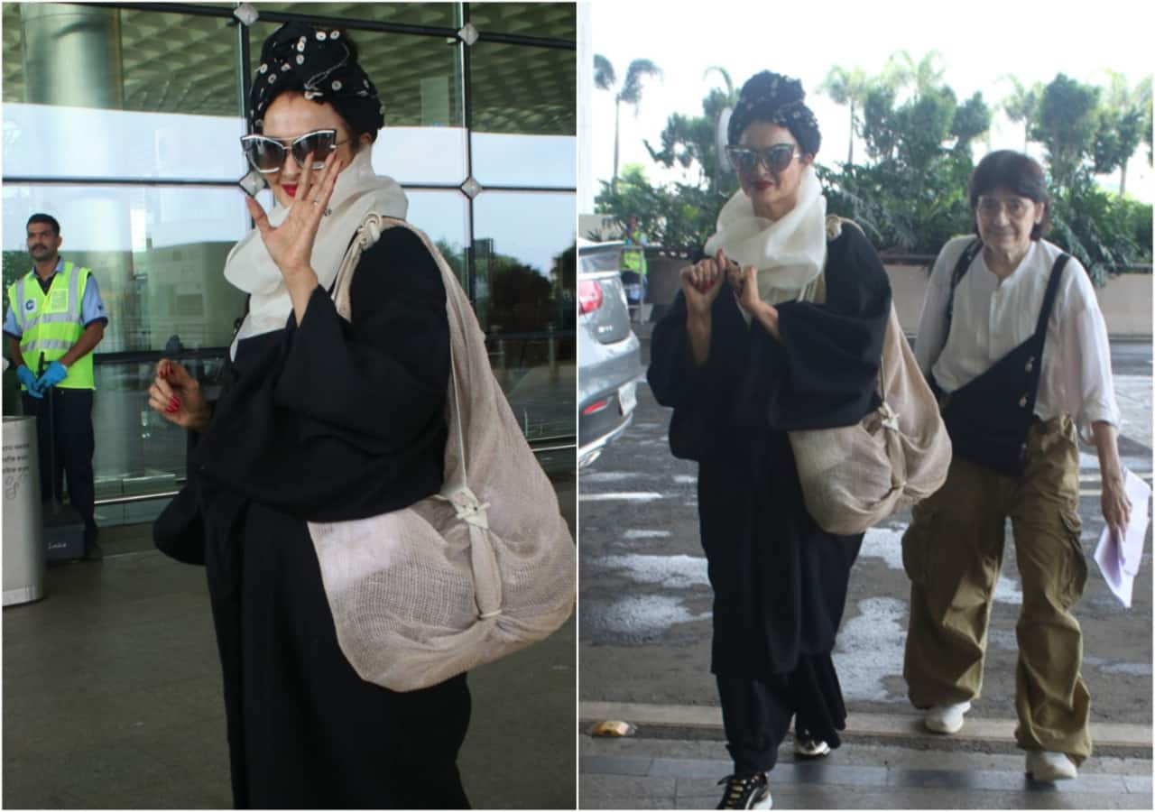 Rekha at 69: Fans Amazed by Airport Look – 'You Look Just Like Madam Maya!'