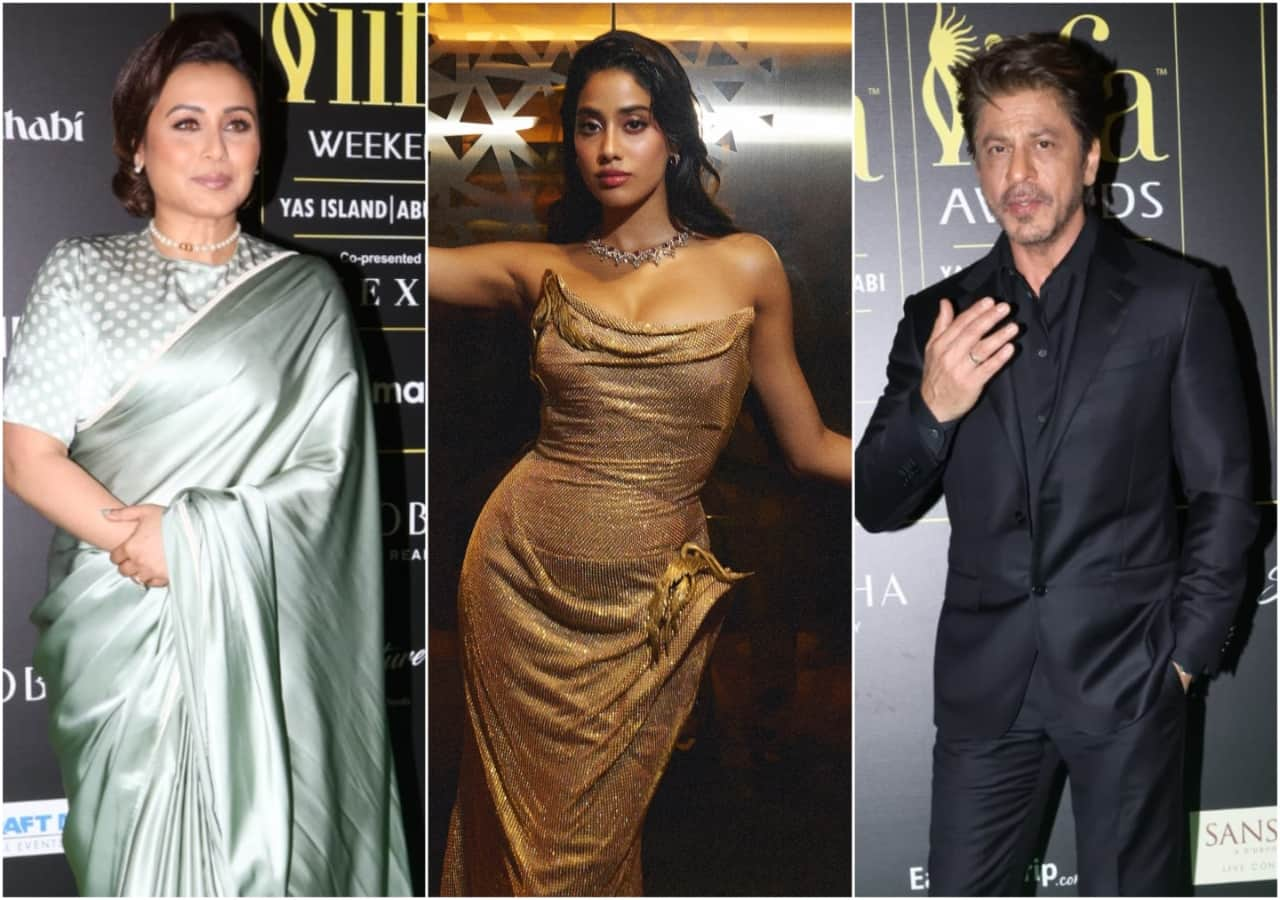 IIFA 2024: Janhvi Kapoor Shines in Glamorous Look as Shah Rukh and Rani Attend