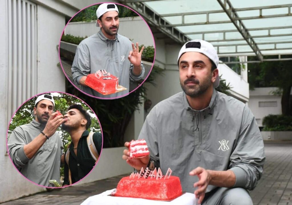 Ranbir Kapoor Celebrates Birthday with Fans: Special Cake Cutting and Surprise Gift!