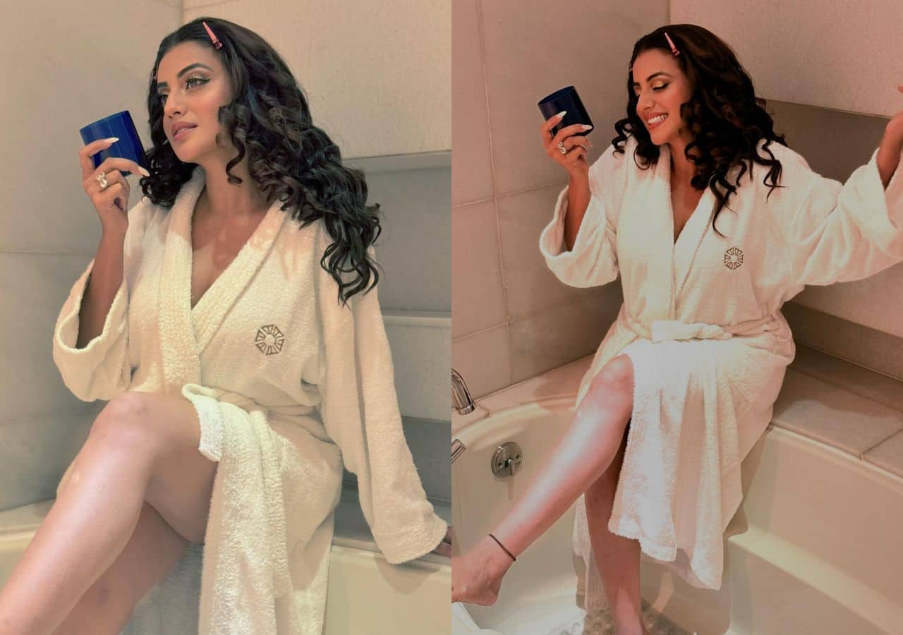 Akshara Singh Stuns in Bathrobe: Fans Ask, 'Are You Setting the Stage on Fire?'