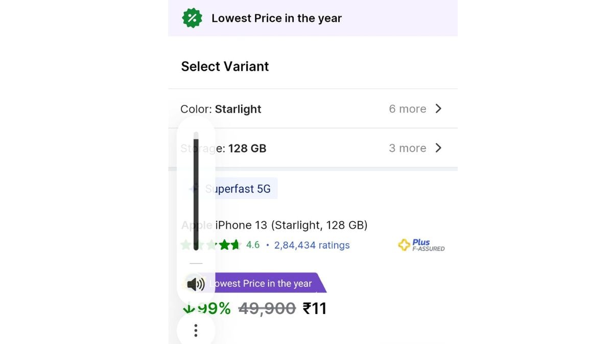 Get iPhone 13 for Just Rs 11 on Flipkart – Limited Time Offer!