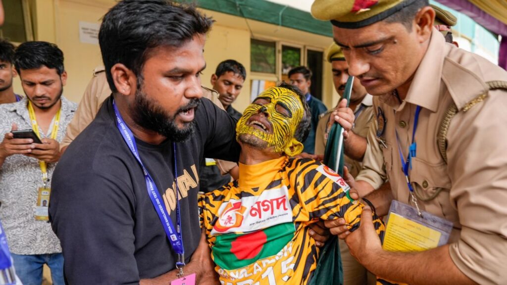 Bangladeshi Super Fan Caught Breaking Rules to Watch Match in Kanpur