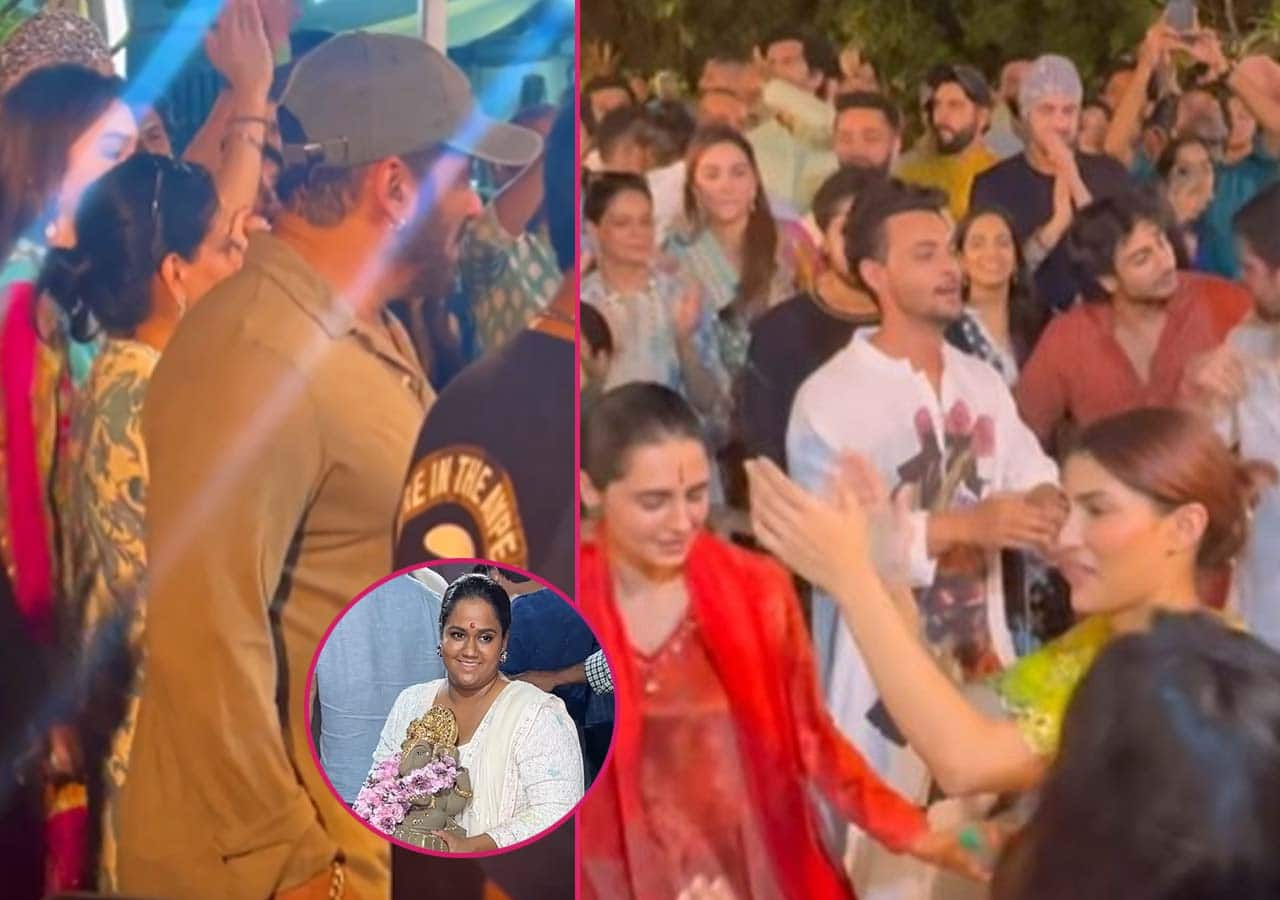 Salman Khan Dazzles at Arpita Khan's Ganpati Immersion: Fun Family Moments!