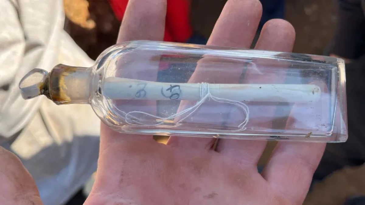 200-Year-Old Glass Bottle Discovered: Unveiling Its Mysterious Message!