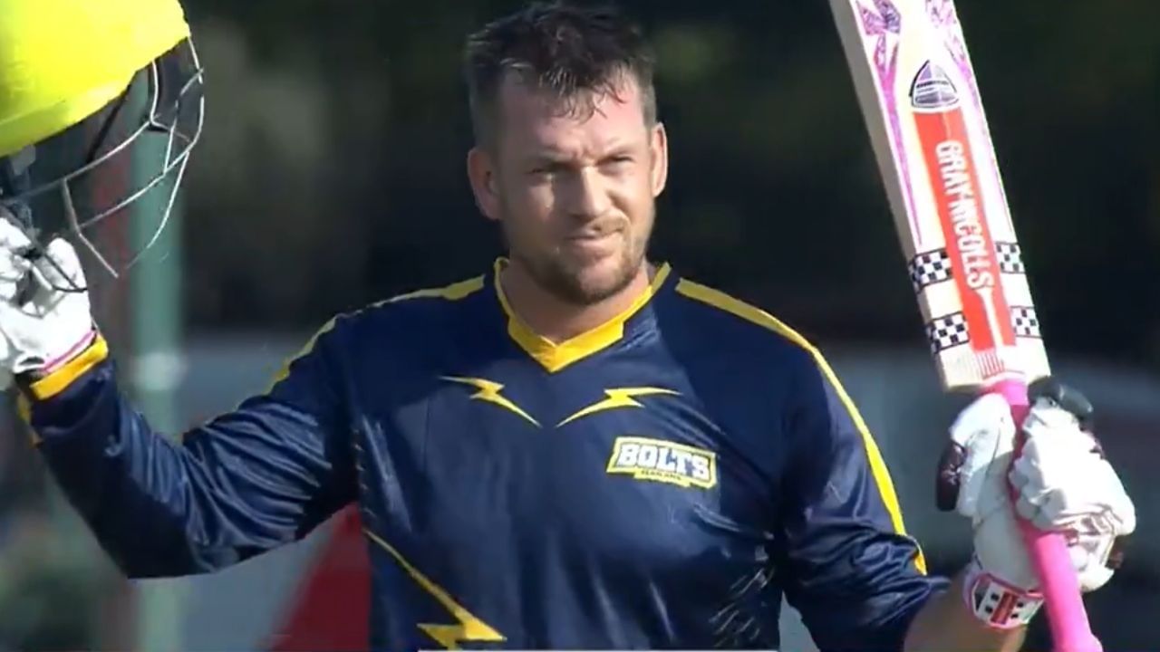 31-Year-Old Player Shatters Record with Stormy Century: 10 Sixes & 6 Fours!