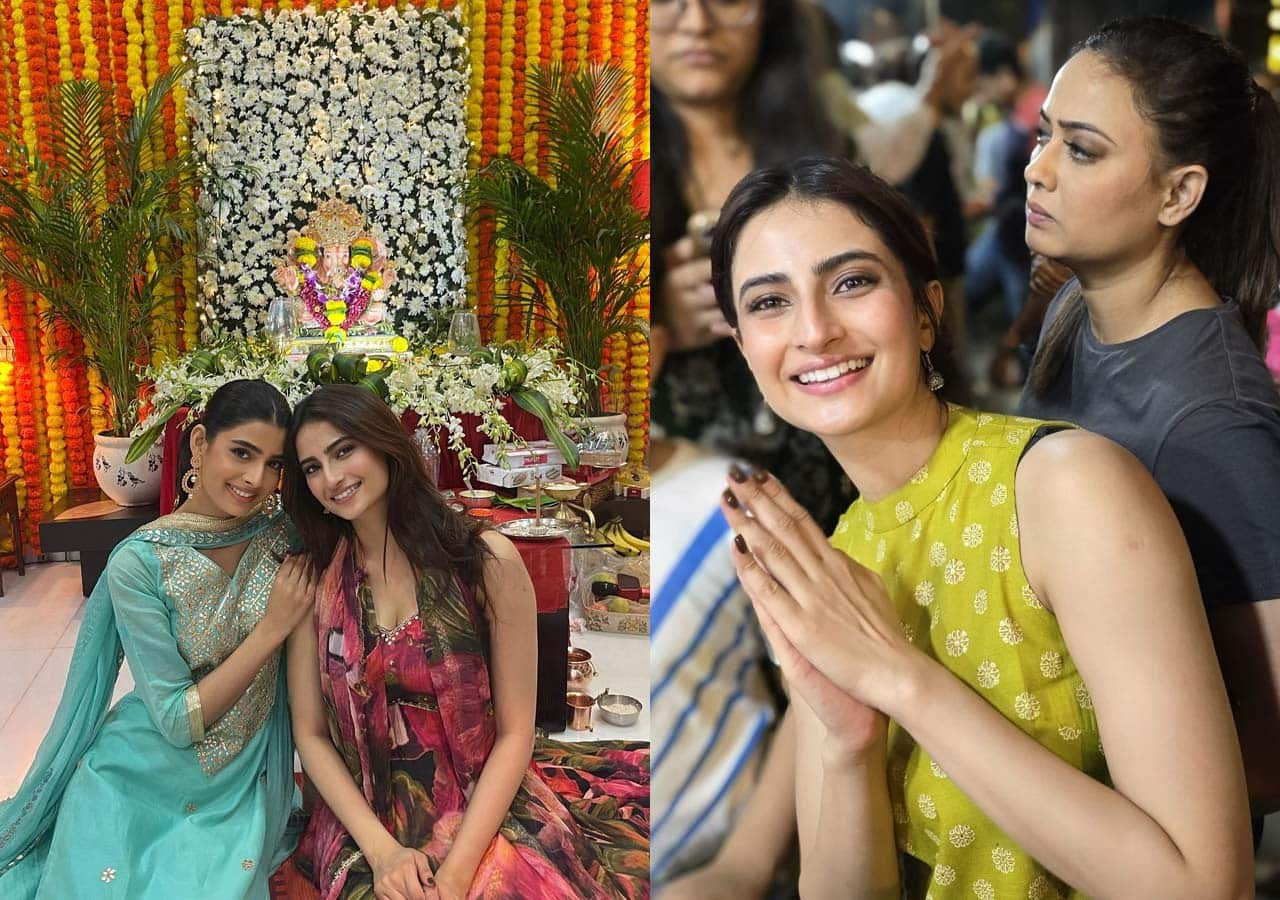 Shweta Tiwari Bids Goodbye to Bappa with Daughter Palak - Must-See 5th Photo!