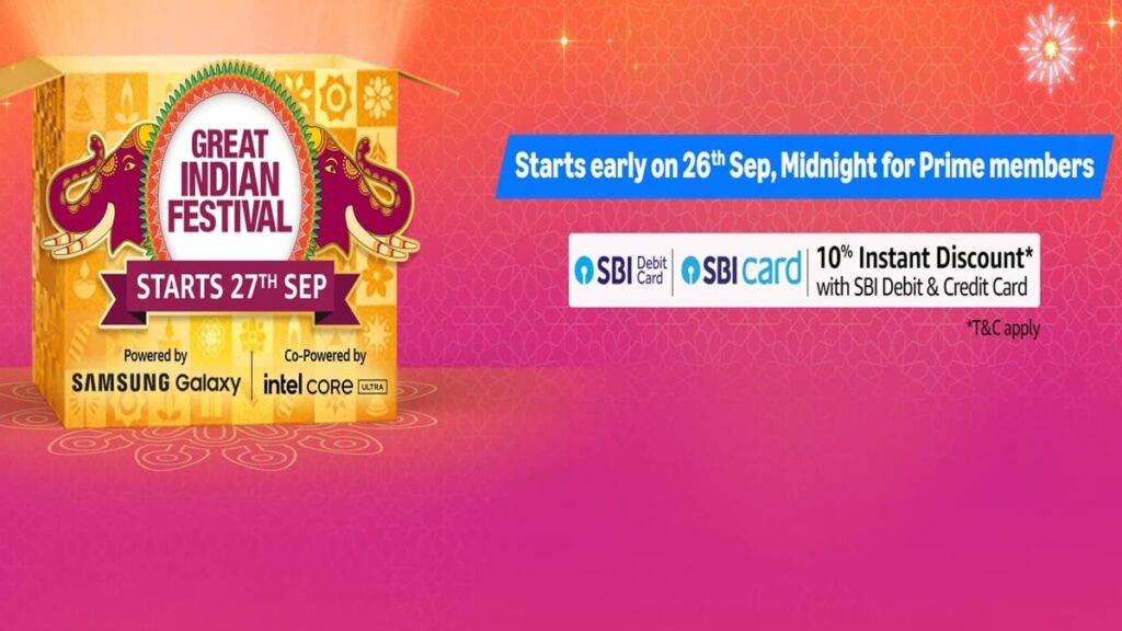 Amazon Great Indian Festival 2024: Big Deals Start September 27!