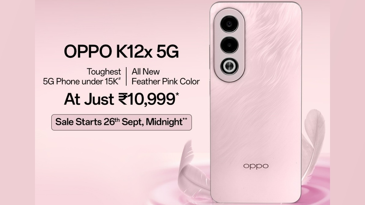 Grab the Sleek Oppo K12x 5G in Pink for ₹2000 Off on Flipkart!