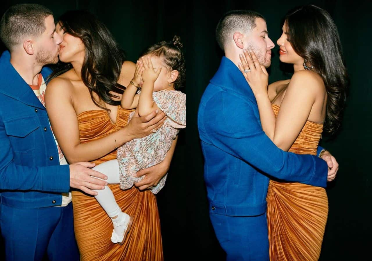 Priyanka Chopra's Sweet Family Moment: Liplock with Nick Jonas and Cute Malti