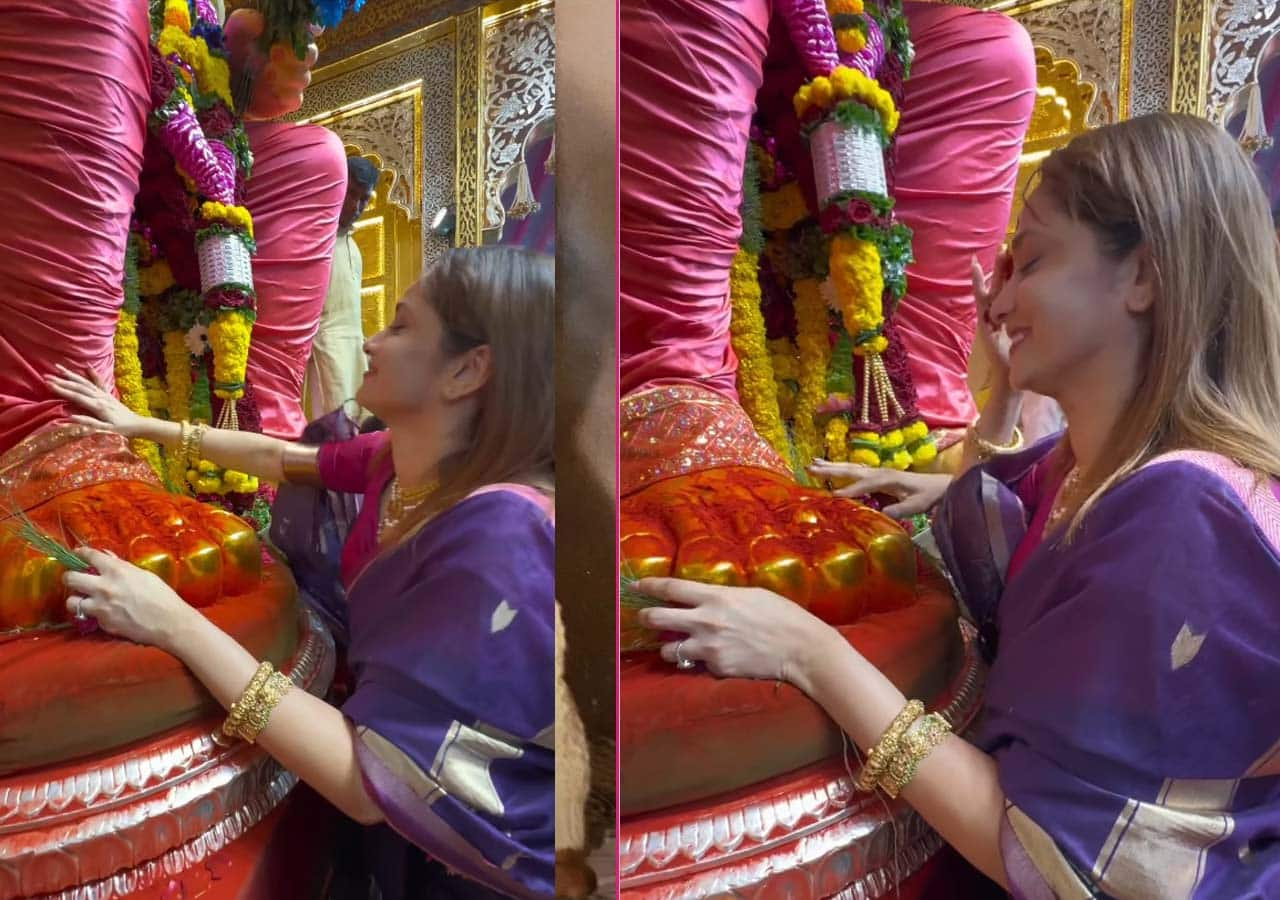 Ankita Lokhande Faces Backlash for Pressing Feet of Lal Bagh's Raja – Social Media Trolls Hit Hard!