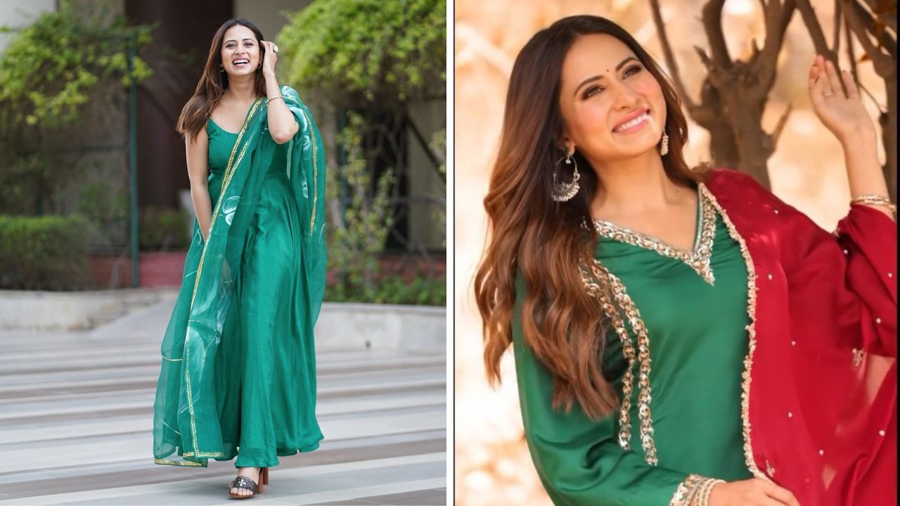 Get Festival-Ready: Wear Suits Like Sargun Mehta This Ganesh Utsav!