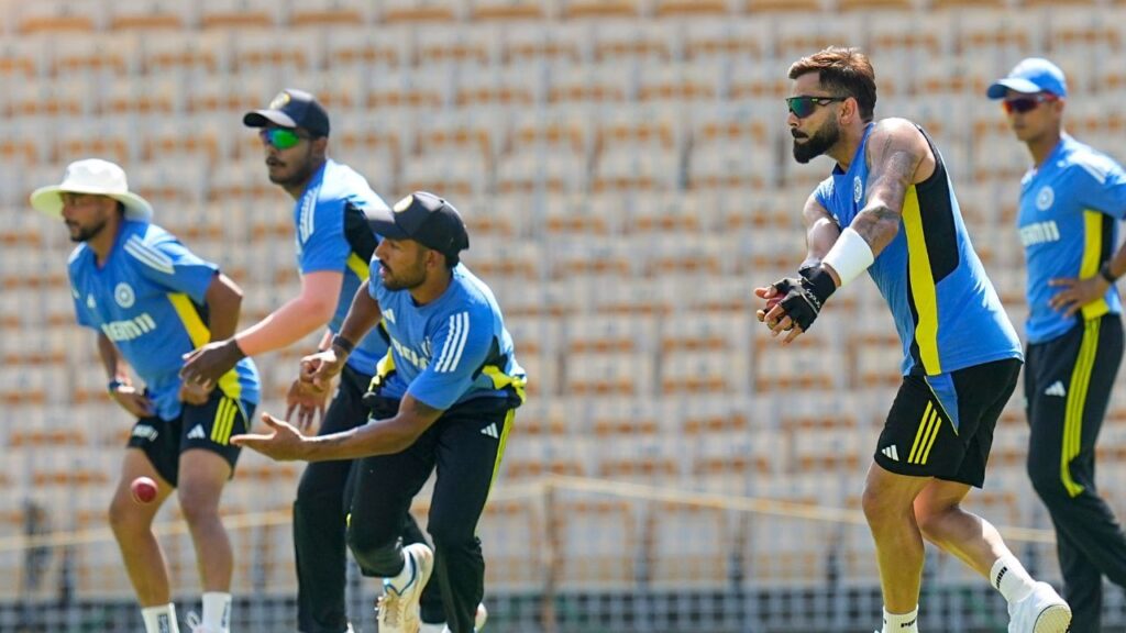 Virat Kohli's Team Shines in Training Camp with Stellar Fielding Skills!