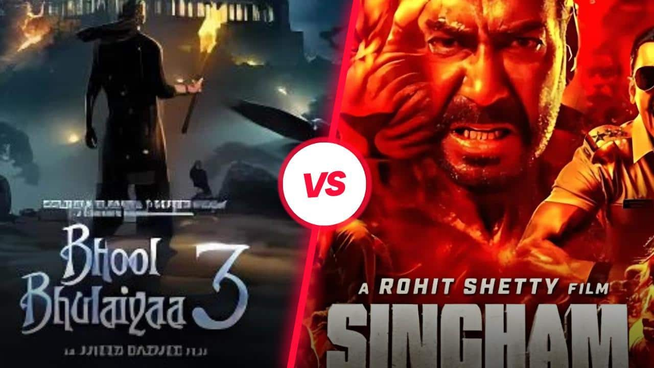 Bhool Bhulaiyaa 3 vs Singham Returns: Which Film Has Fans More Excited – Kartik Aaryan or Ajay Devgn?