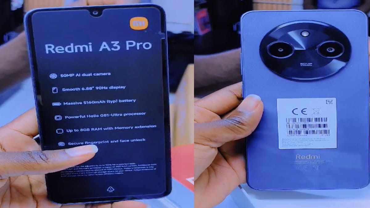 Redmi A3 Pro: Specs & Price Revealed Ahead of Launch!