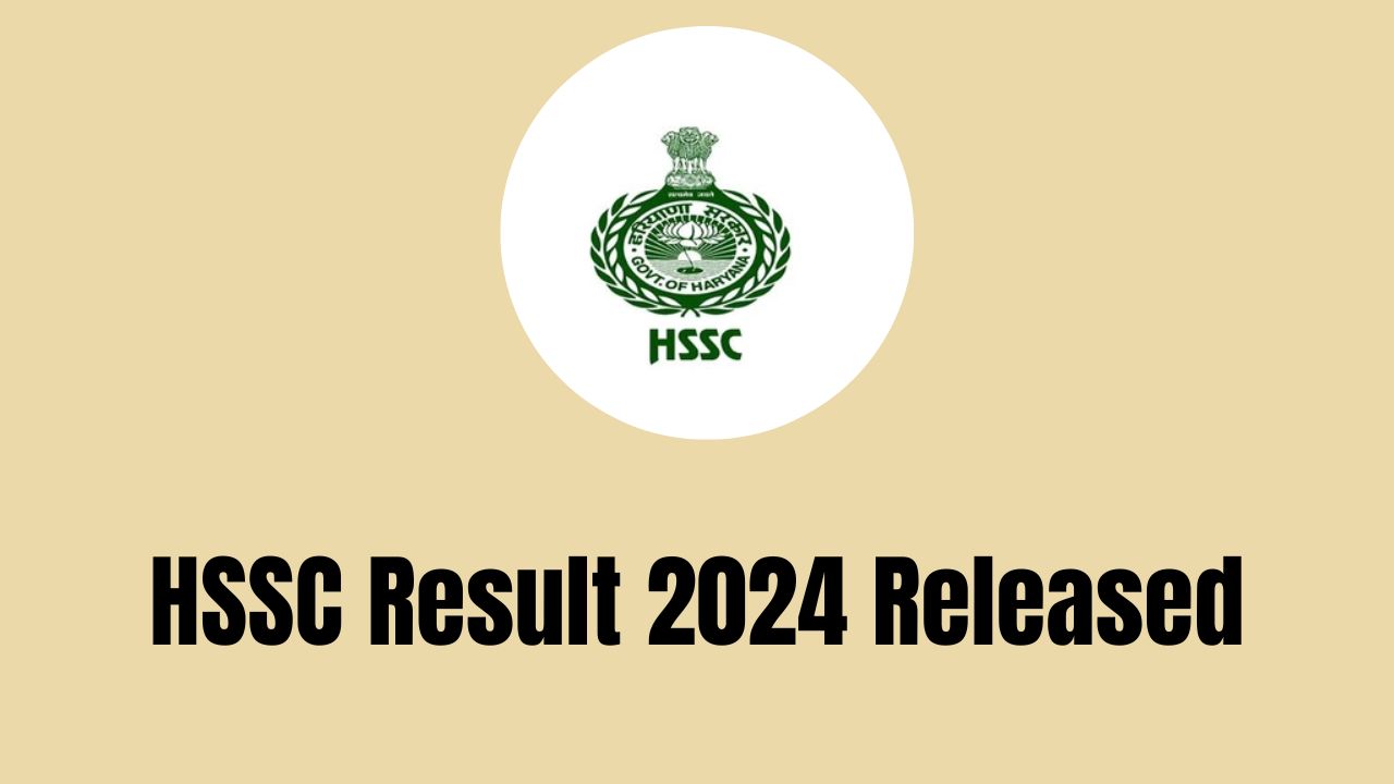 hssc result 2024 released group c and d recruitment exam results available