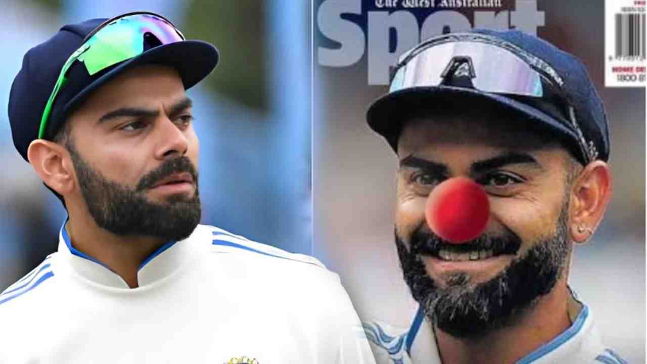 virat kohli branded 'clown kohli' by australian media