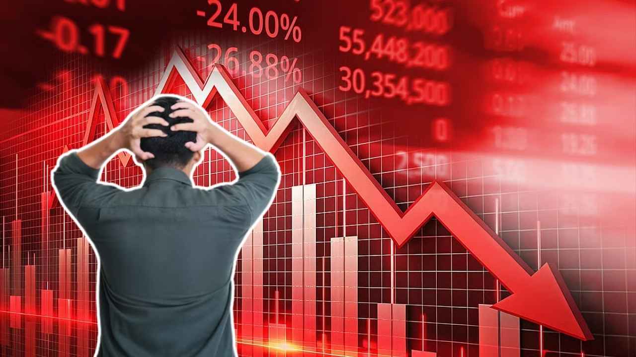 stock market crash the sensex falls 800 points